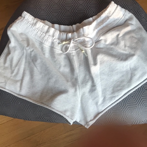 lululemon athletica Pants - Cotton Drawstring Lululemon Grey/White Shorts